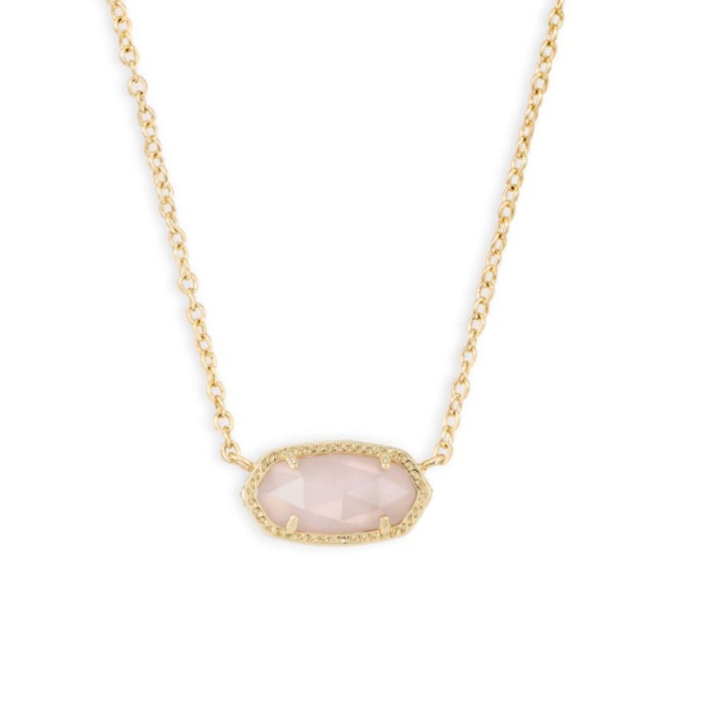 Kendra Scott Light Pink/Blush Elisa Necklace💗